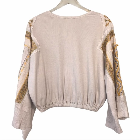 NWT Free People Cross Country V Neck Top - Small - Picture 3 of 7